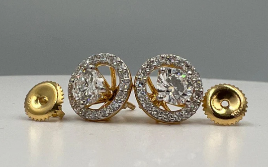 How Big is a 1-carat Diamond Earring?