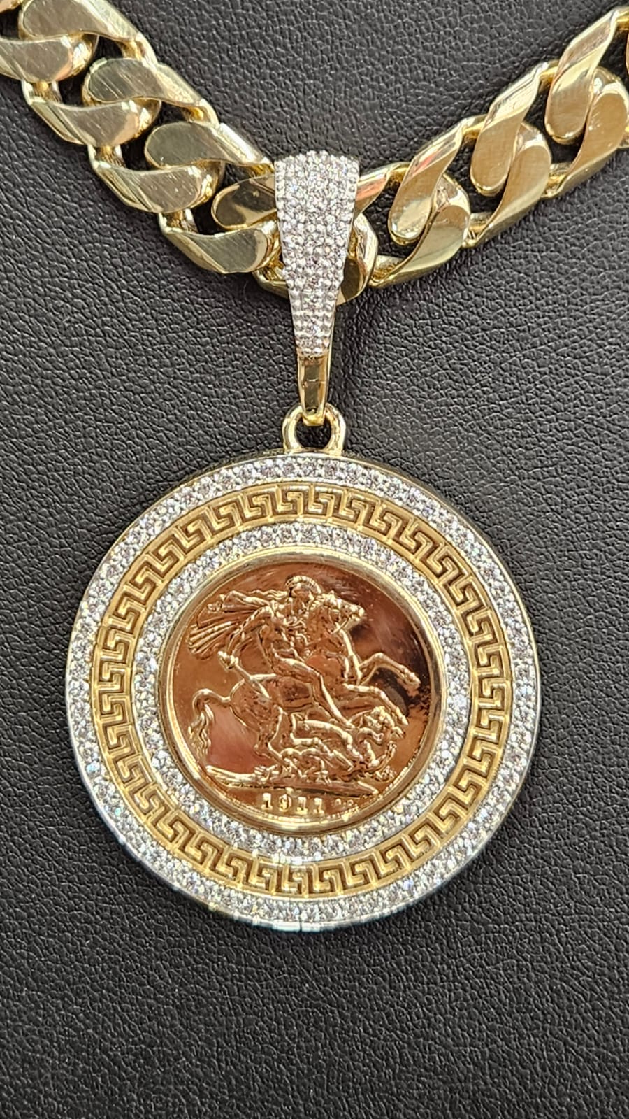 Gold Sovereign Pendant