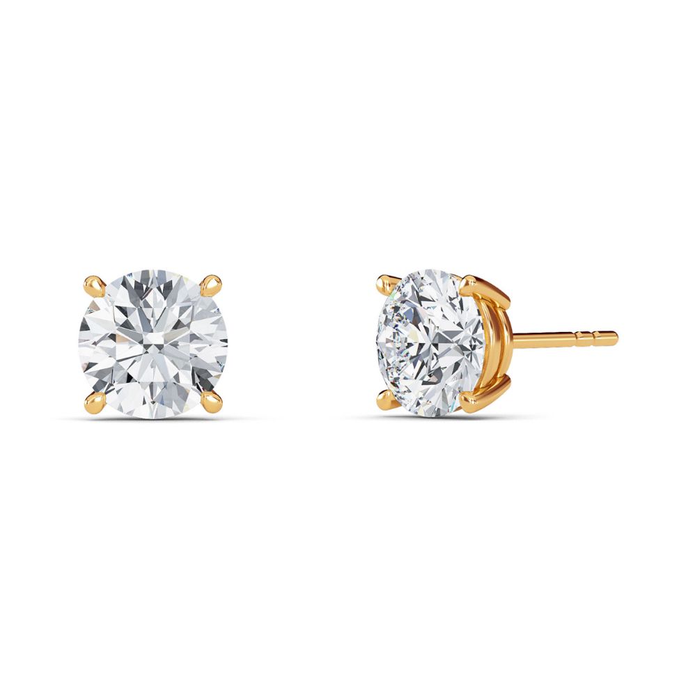 Diamond earrings Studs 18k gold