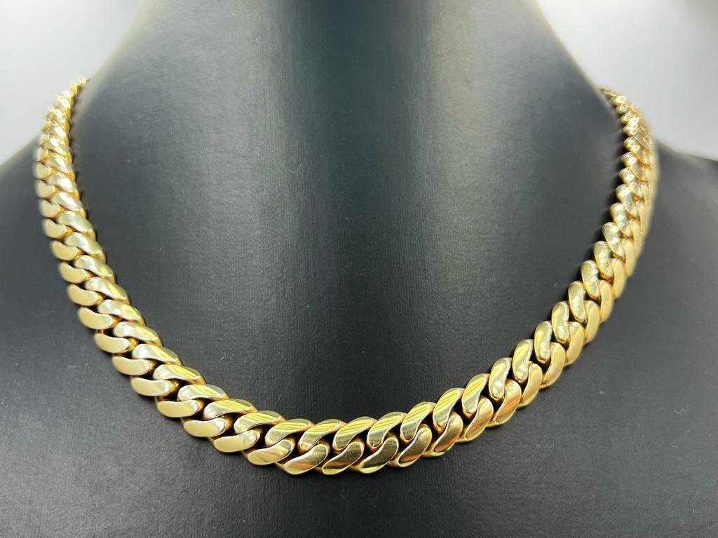 Gold Chain Miami Link 200g 10kt  NZD17000