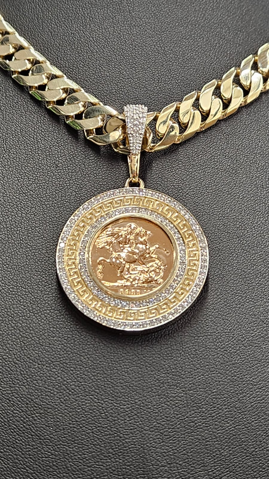 Gold Sovereign Pendant