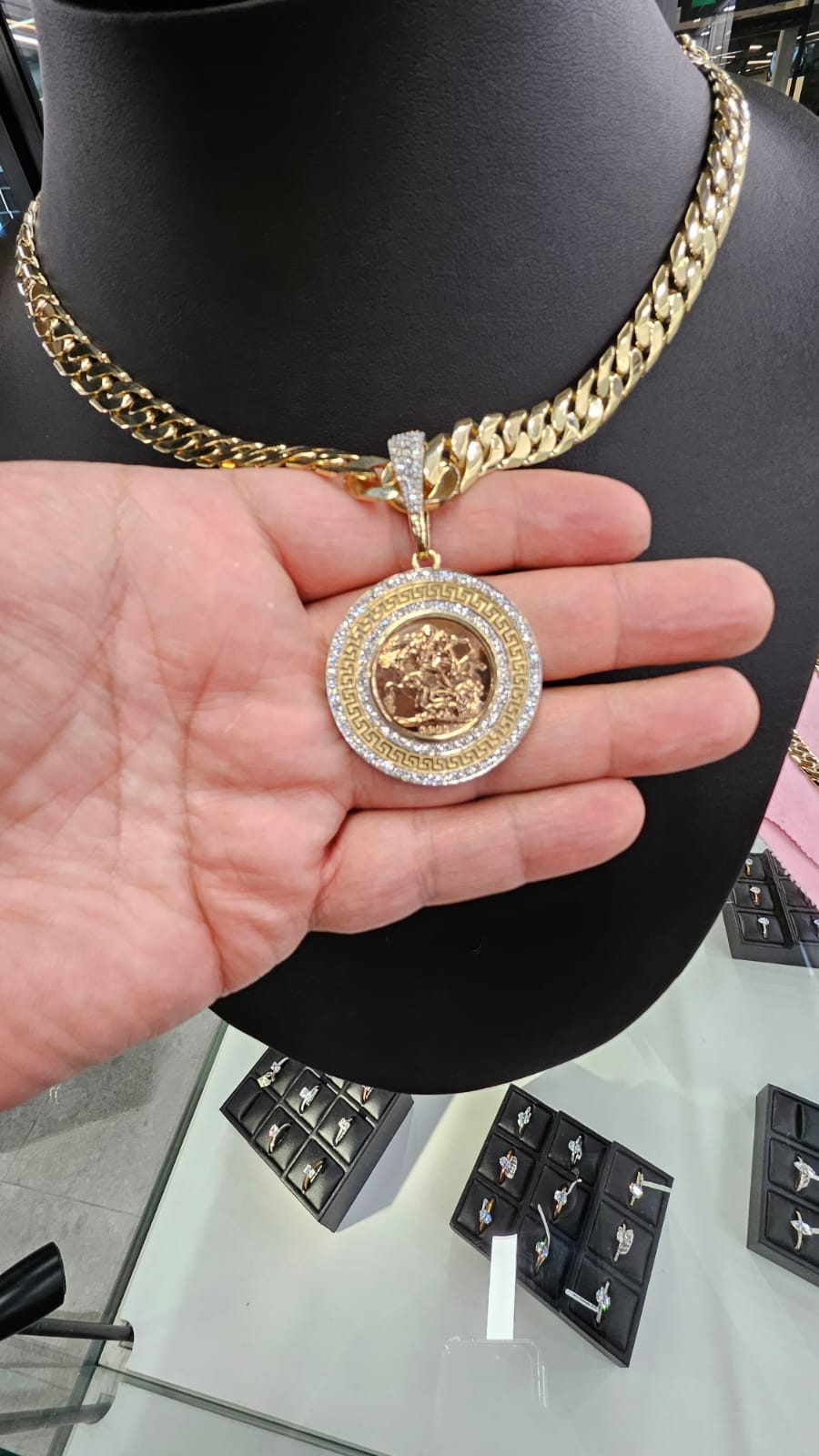 Gold Sovereign Pendant