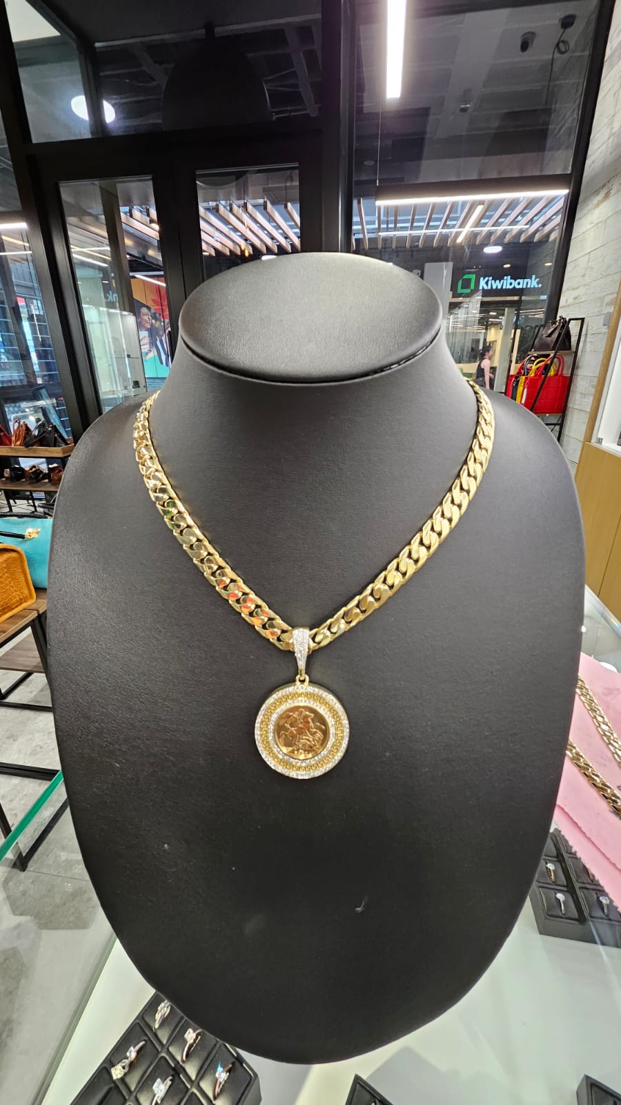 Gold Sovereign Pendant