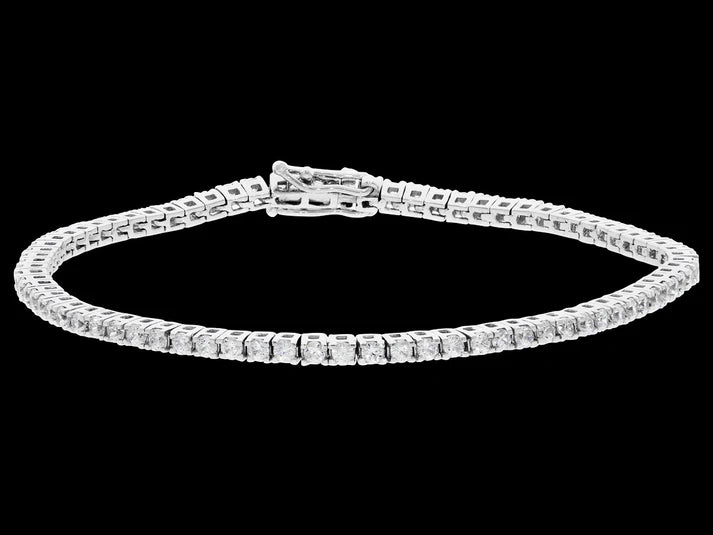 Platinum Tennis Bracelet