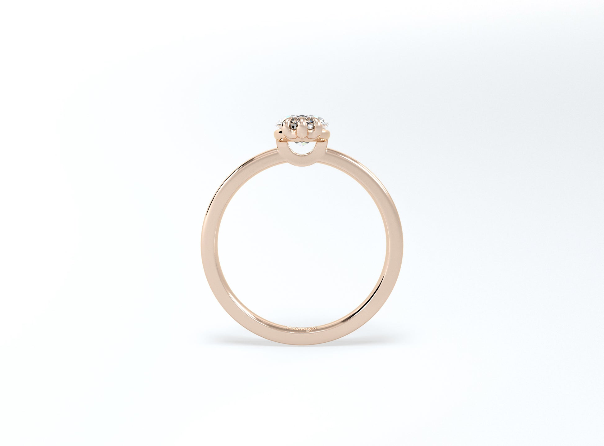 Marquise Solitaire Ring - Rose Gold - Bodega