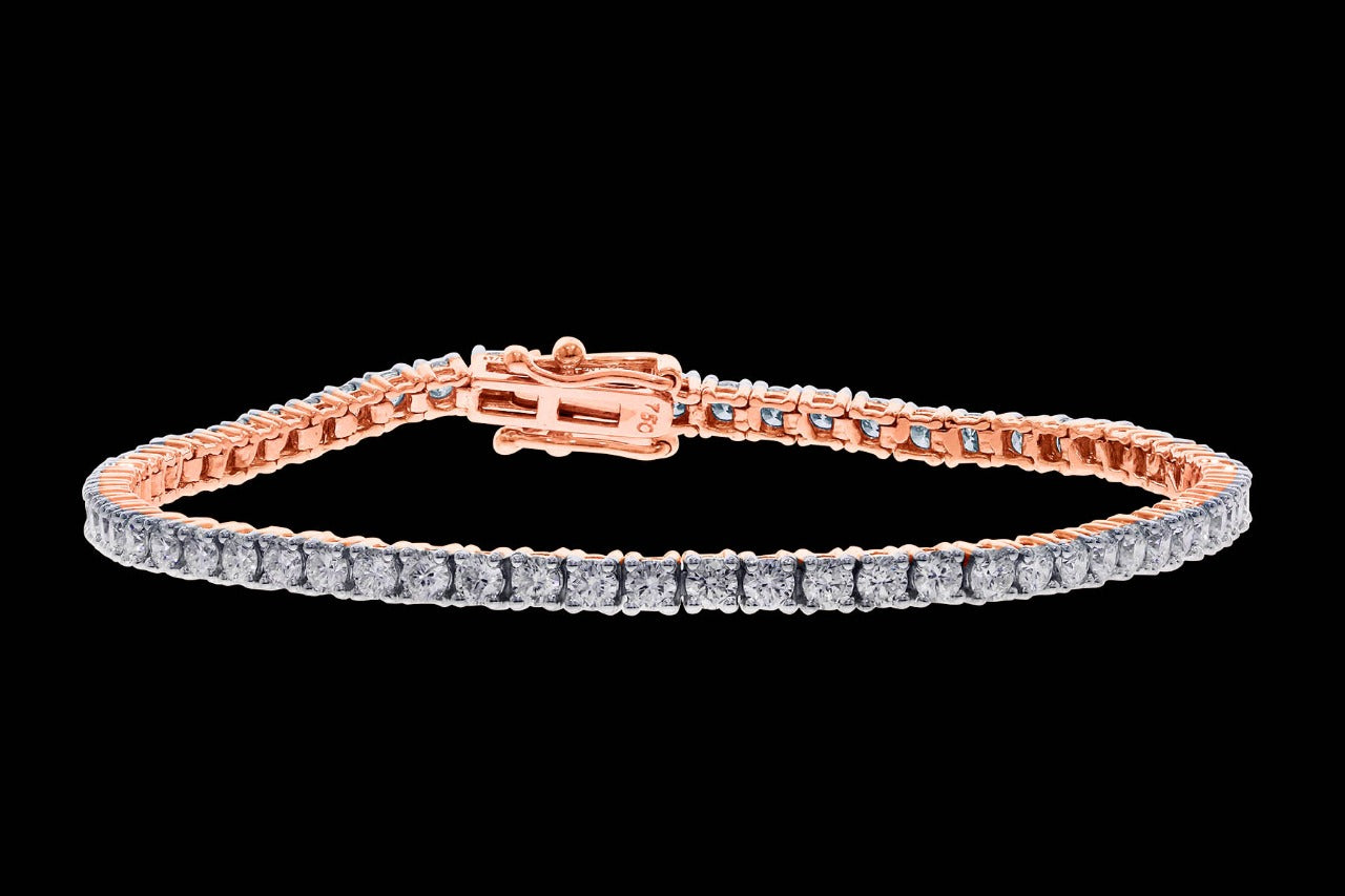 Rose Gold Tennis Bracelet - Bodega