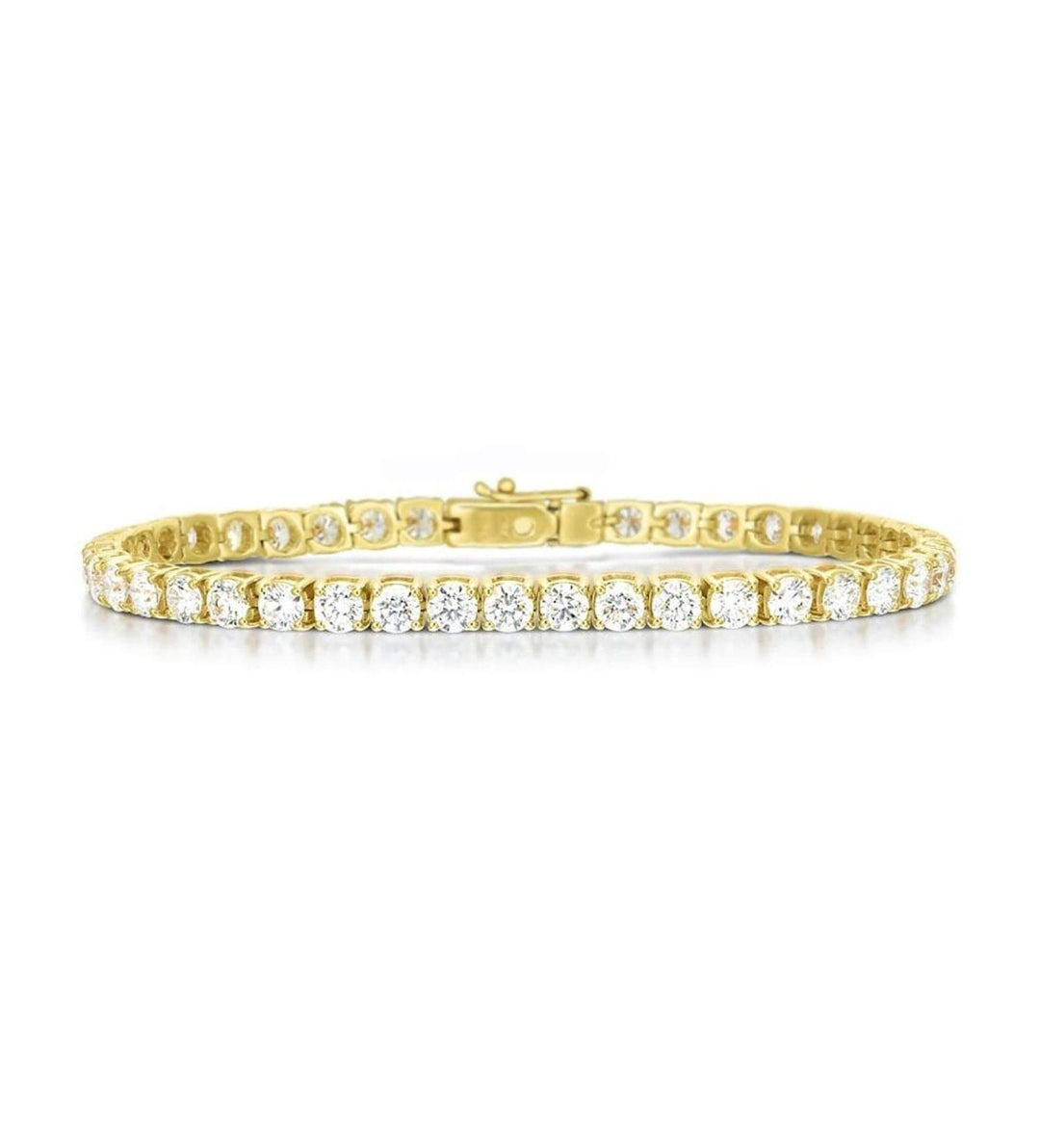 Yellow Gold Diamond Tennis Bracelet - Bodega